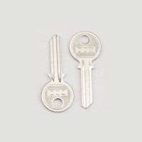 50pcs/lot U14D electric handle round groove key embryo civil lock key embryo Universal key embryo