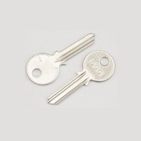 50pcs/lot U14D electric handle round groove key embryo civil lock key embryo Universal key embryo