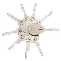 HUK ključavnica glavnik iz nerjavečega jekla 9v1 Celoten komplet orodij za popravilo Bypass Method Tools