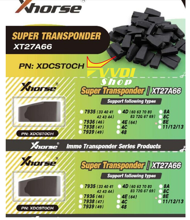 1000PCS/LOT Original VVDI Super Chip XT27A for VVDI key tool Free shipping
