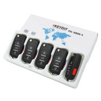 KEYDIY NB series NB08  3+1 button universal remote control 5pcs/lot  for KD-X2 mini KD