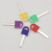 50pcs/lot Colorful Laifu Diamond Key Moon Blade Padlock Universal Key Blank