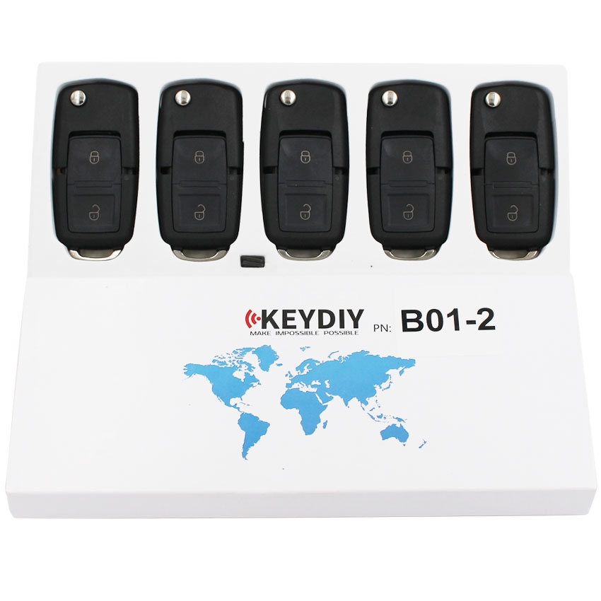 KEYDIY B series B01-2 2 button universal remote control 5pcs/lot for  KD-X2 mini KD