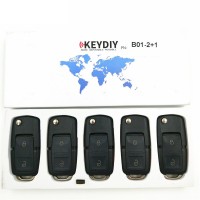 KEYDIY  B01-2+1 Key Programmer B Series Remote Control 5pcs/lot for VW Car Key