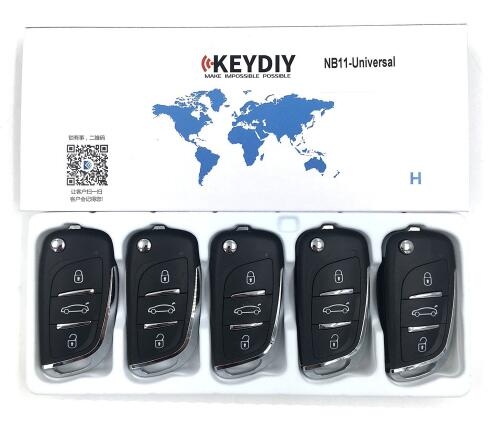 KEYDIY NB series NB11 Універсальний пульт дистанційного керування з 3 кнопками 5 шт./лот для KD-X2 mini KD