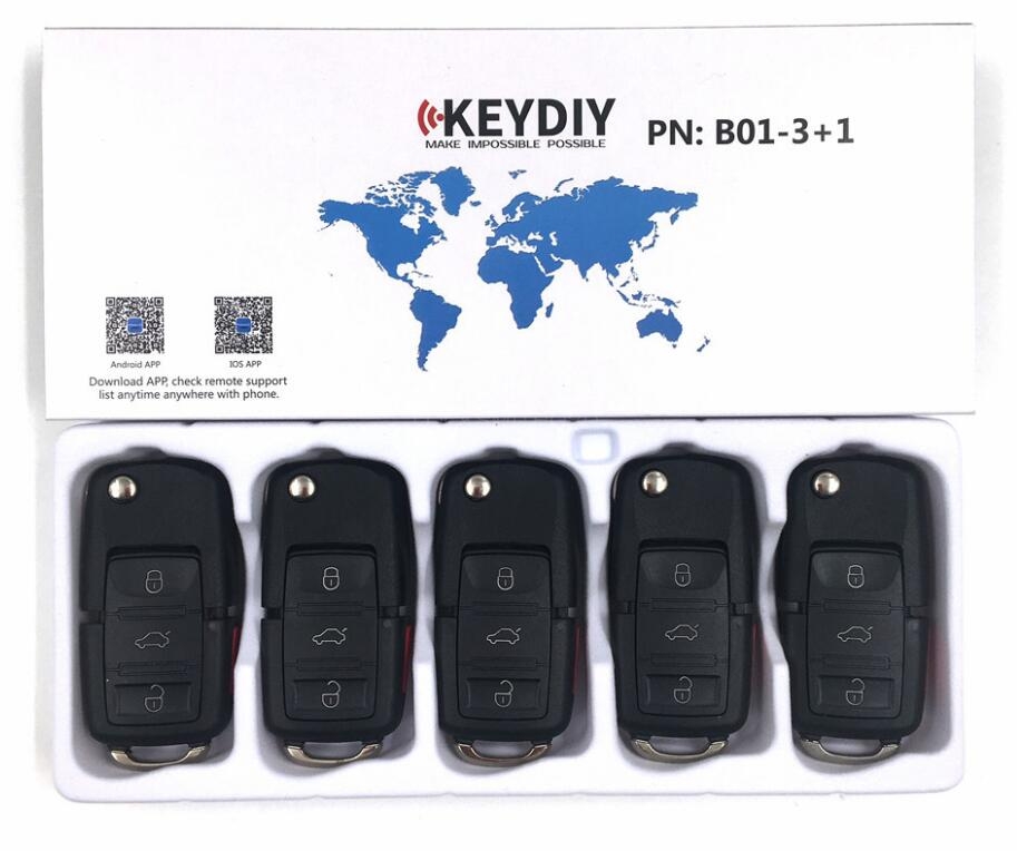 KEYDIY B series B01-3  3 button universal remote control 5pcs/lot  for KD-X2 mini KD