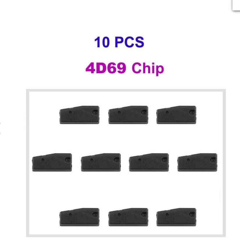 LOCKSMITHOBD Original 4D69 carbon transponder chip can also use for Yamaha motorcycle Free shipping
