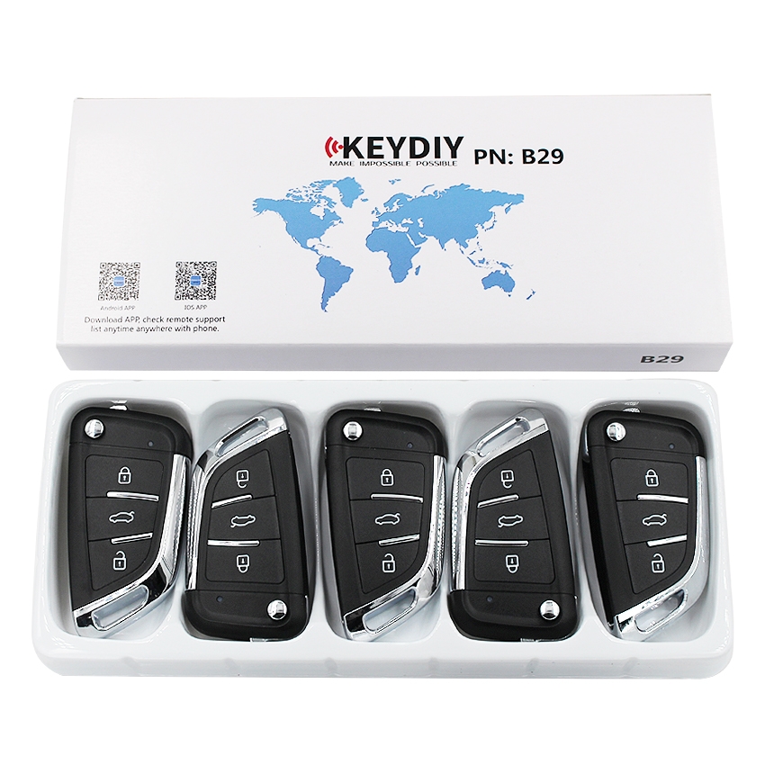 KEYDIY B series B29  3 button universal remote control 5pcs/lot  for KD-X2 mini KD