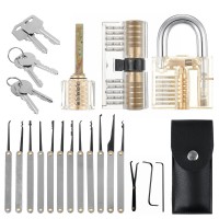 Frequently Bought Together With LOCKSMITHOBD 25PCS Unlocking Locksmith Practice Lock Pick Key Extractor Padlock Lockpick Tool Kits