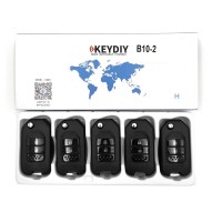 KEYDIY B series B10 2 кнопки универсальный пульт дистанционного управления 5 шт./лот для KD-X2 mini KD
