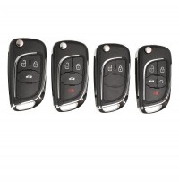 LOCKSMITHOBD 10PCS/LOT For Chevrolet Cruze Lova Aveo Epica Remote Key Shell Modified Flip Folding Key 2 3 4 5 Buttons OEM