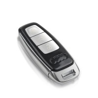 LOCKSMITHOBD 10PCS/LOT For Audi 3 Buttons Remote Car Key OEM