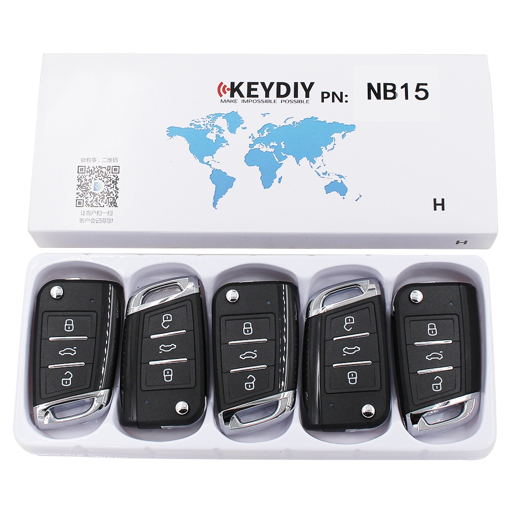KEYDIY NB series NB15  3 button universal remote control 5pcs/lot  for KD-X2 mini KD