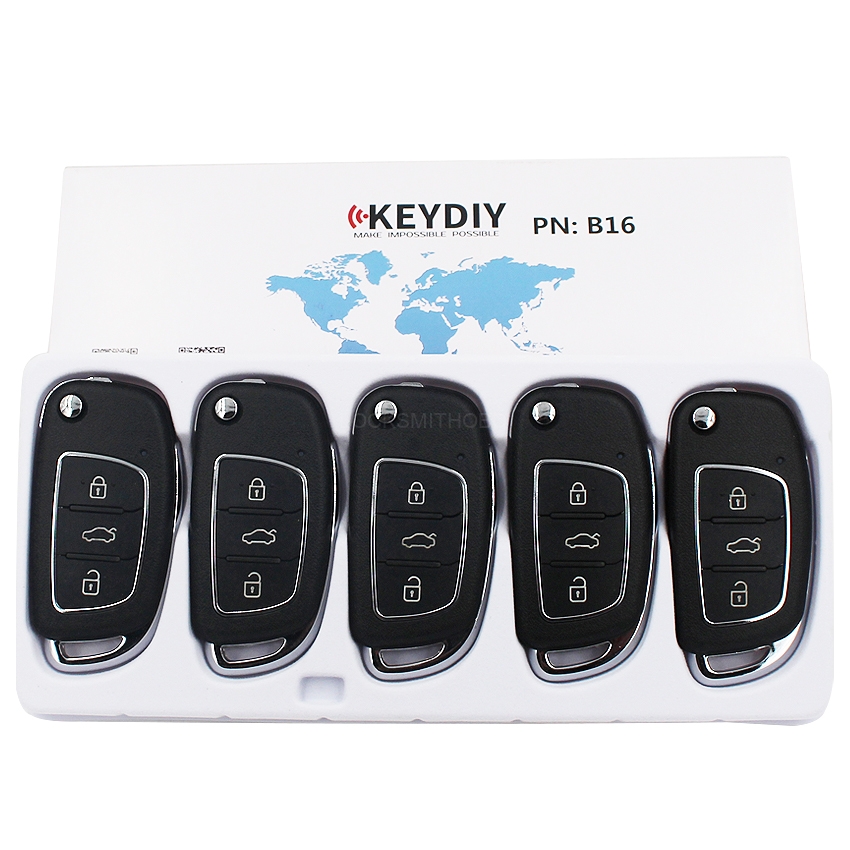 KEYDIY B series B16  3 button universal remote control 5pcs/lot  for KD-X2 mini KD