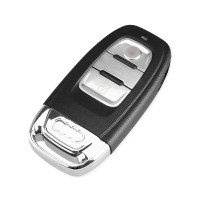 LOCKSMITHOBD 10PCS/LOT Audi  3 button Remote key Blank with emergency Key  OEM