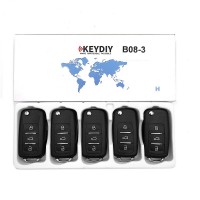 KEYDIY B series B08  3 button universal remote control 5pcs/lot  for KD-X2 mini KD