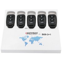 KEYDIY B series B09-3+1 button universal remote control 5pcs/lot  for KD-X2 mini KD