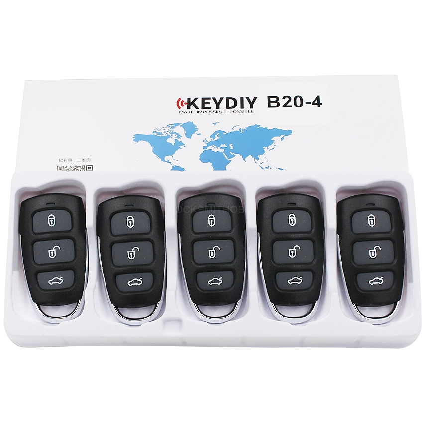 KEYDIY B series B20  4 button universal remote control 5pcs/lot  for KD-X2 mini KD for KIA style
