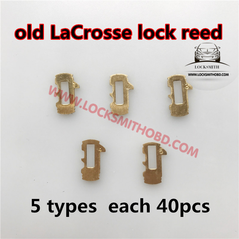 LOCKSMITHOBD New Arrived Old LaCrosse Buick Car Lock wafer Car Reed For Repair Free shipping