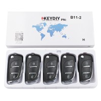 KEYDIY B series B11-2 button universal remote control 5pcs/lot  for KD-X2 mini KD