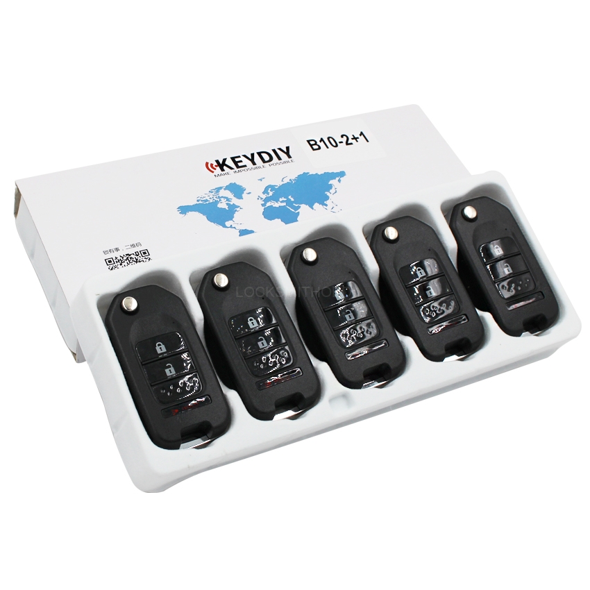 KEYDIY B series B10-2+1 button universal remote control 5pcs/lot  for KD-X2 mini KD