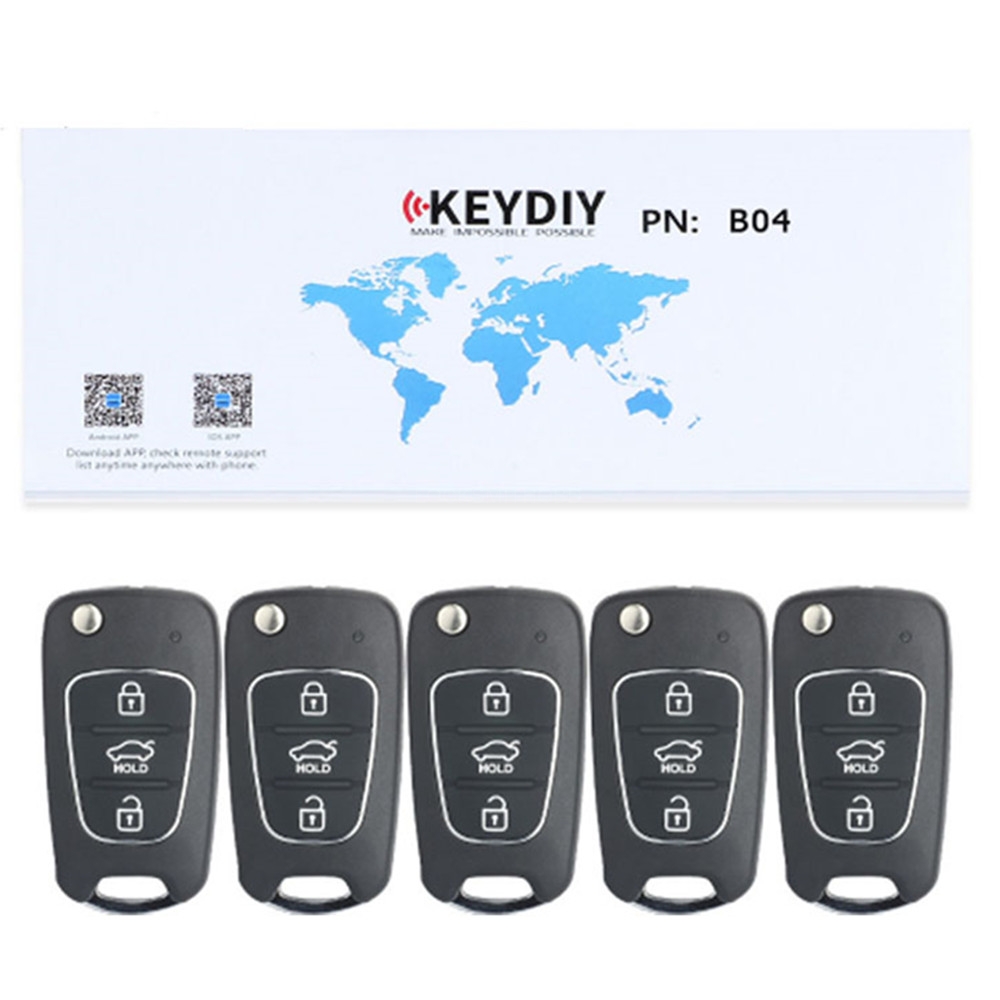 KEYDIY B series B04 3 button universal remote control 5pcs/lot  for KD-X2 mini KD