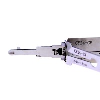 LOCKSMITHOBD Discount LISHI CY24 2-in-1 LockPick And Decoder For Chrysler free shipping by china post NO BOX