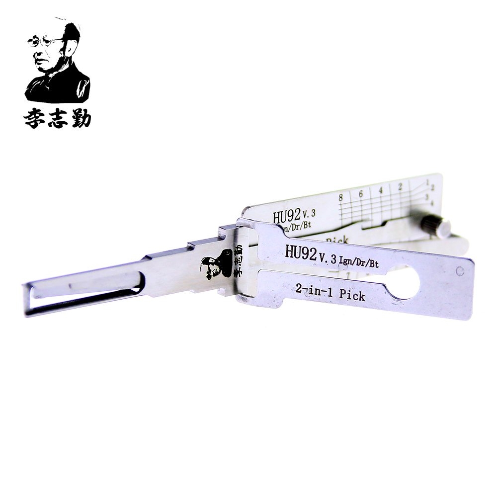ORIGINAL LISHI HU92 2-in-1 LockPick And Decoder For BMW free shipping by china post