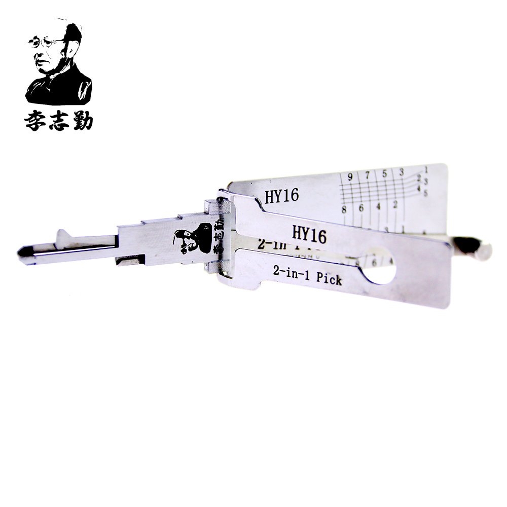 ORIGINAL LISHI HY16 / HYN14 / Hyundai/ V.2 / 2-in-1 LockPick And Decoder For Hyundai free shipping by china post