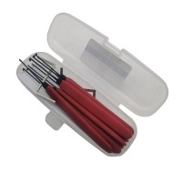 Nowe narzędzia do otwierania zamków kaba 10w1 w kolorze czerwonym do zestawu narzędzi do otwierania zamków HUK