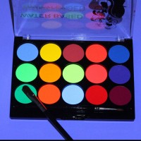 15 Color Facial Painted Fluorescence FOR Halloween Stage Makeup