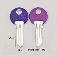 50pcs/lot Colored A16P Yelao, Guli key blanks, general key blanks for house locks and ball locks