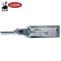 ORIGINAL NEW LISHI BE2-6 2-in-1 LockPick And Decoder For BEST “A” keyway with 6 pins  free shipping by china post