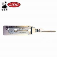 LOCKSMITHOBD Discount LISHI SC4-L  2-in-1 LockPick And Decoder For Schlage 6pin LEFT HAND  free shipping by china post