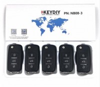 KEYDIY NB series NB08  3 button universal remote control 5pcs/lot  for KD-X2 mini KD