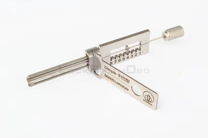 2024 New Lishi Style SS005 Dimple Lock Qucik Open tool For Kaba lock