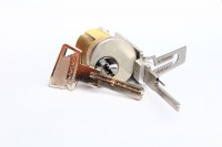 Rabat Lishi Style SS016 narzędzie do otwierania zamków waferlock 2 w 1 narzędzia naprawa narzędzia lockmsith do zamków waferlock