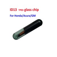 LOCKSMITHOBD ID13 (T2) Glas-VAGS-Transponderchip für Honda Kostenloser Versand