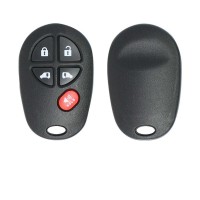 LOCKSMITHOBD 10PCS/LOT Xhorse XKTO08EN Wire Universal Remote Key 5 Buttons for VVDI Key Tool