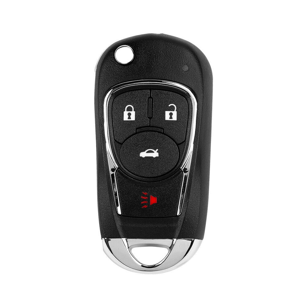 LOCKSMITHOBD 10PCS/LOT Xhorse VVDI Wire Flip Universal Remote Key For Buick Style 4 Buttons XKBU02EN