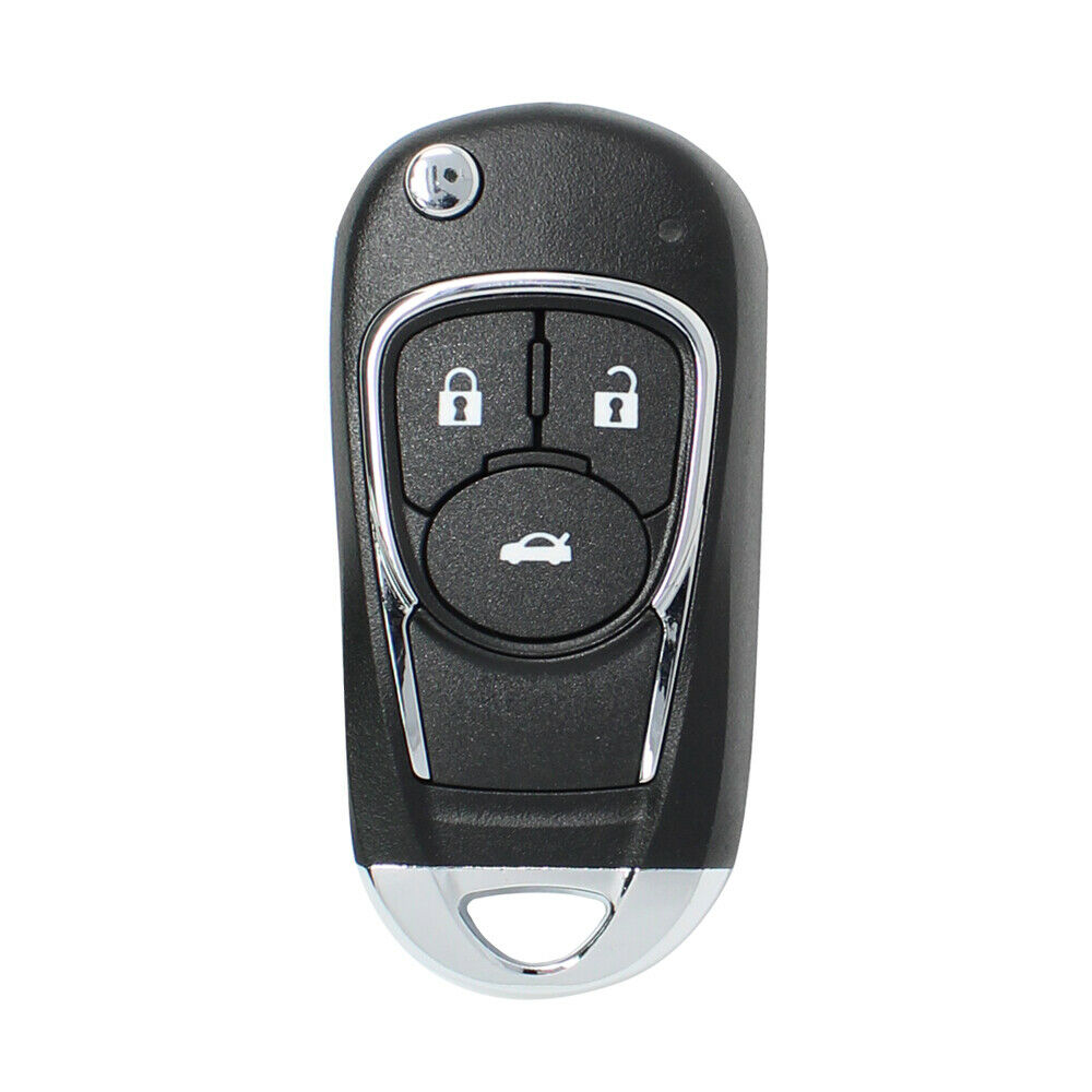 LOCKSMITHOBD 10PCS/LOT Xhorse XKBU03EN Wire Remote Key Fit For Buick Flip 3 Buttons for VVDI Key Tool