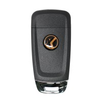 LOCKSMITHOBD 10PCS/LOT ْXHORSE VVDI Universal Wired Flip Remote Key 3 Buttons Audi Style XKAU01EN