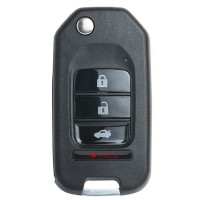 LOCKSMITHOBD 10PCS/LOT XHORSE XKHO01EN VVDI2 Fit For Honda Type Wired Universal Remote Key 4 Buttons