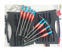 LOCKSMITHOBD 2021 New Arrived HAOSHI 9IN1 full set Fast Lockpick for Safe box/Security Door Free shipping by China post